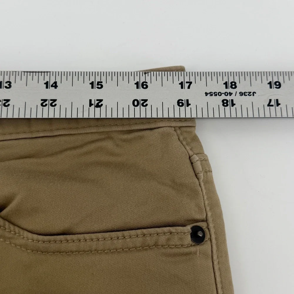 Banana Republic Travel Jean Mens 33x30 Slim Fit Khaki Tan Brown Pants 5-Pocket